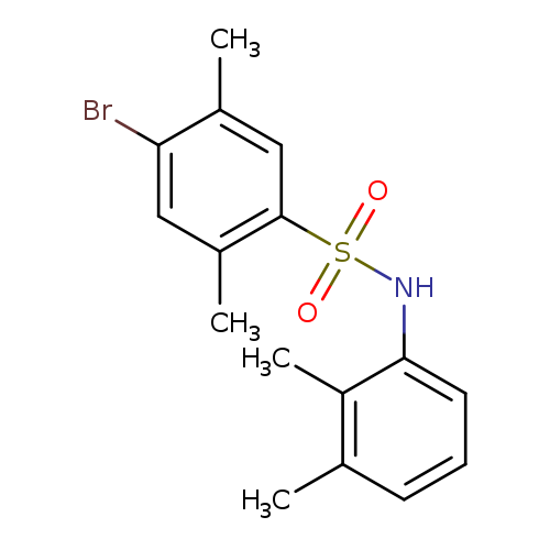 4-bromo-N-(2,3-dimethylphenyl)-2,5-dimethylbenzene-1-sulfonamide