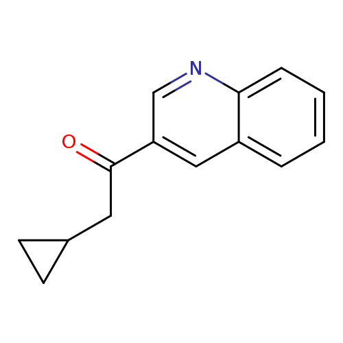 2-cyclopropyl-1-(quinolin-3-yl)ethan-1-one