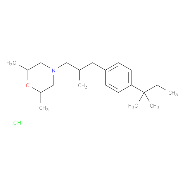 2,6-Dimethyl-4-(2-methyl-3-(4-(tert-pentyl)phenyl)propyl)morpholine hydrochloride