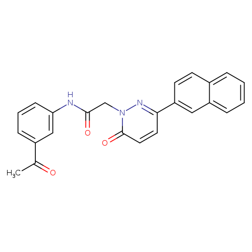 N-(3-acetylphenyl)-2-[3-(naphthalen-2-yl)-6-oxo-1,6-dihydropyridazin-1-yl]acetamide