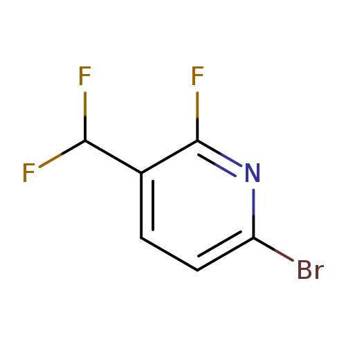 6-Bromo-3-(difluoromethyl)-2-fluoropyridine