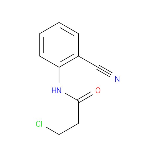3-chloro-N-(2-cyanophenyl)propanamide