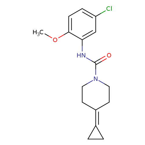N-(5-chloro-2-methoxyphenyl)-4-cyclopropylidenepiperidine-1-carboxamide
