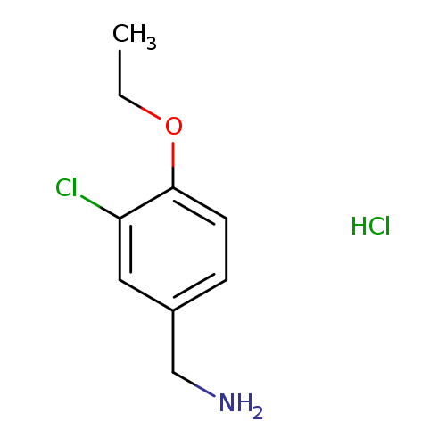 1-(3-chloro-4-ethoxyphenyl)methanamine hydrochloride