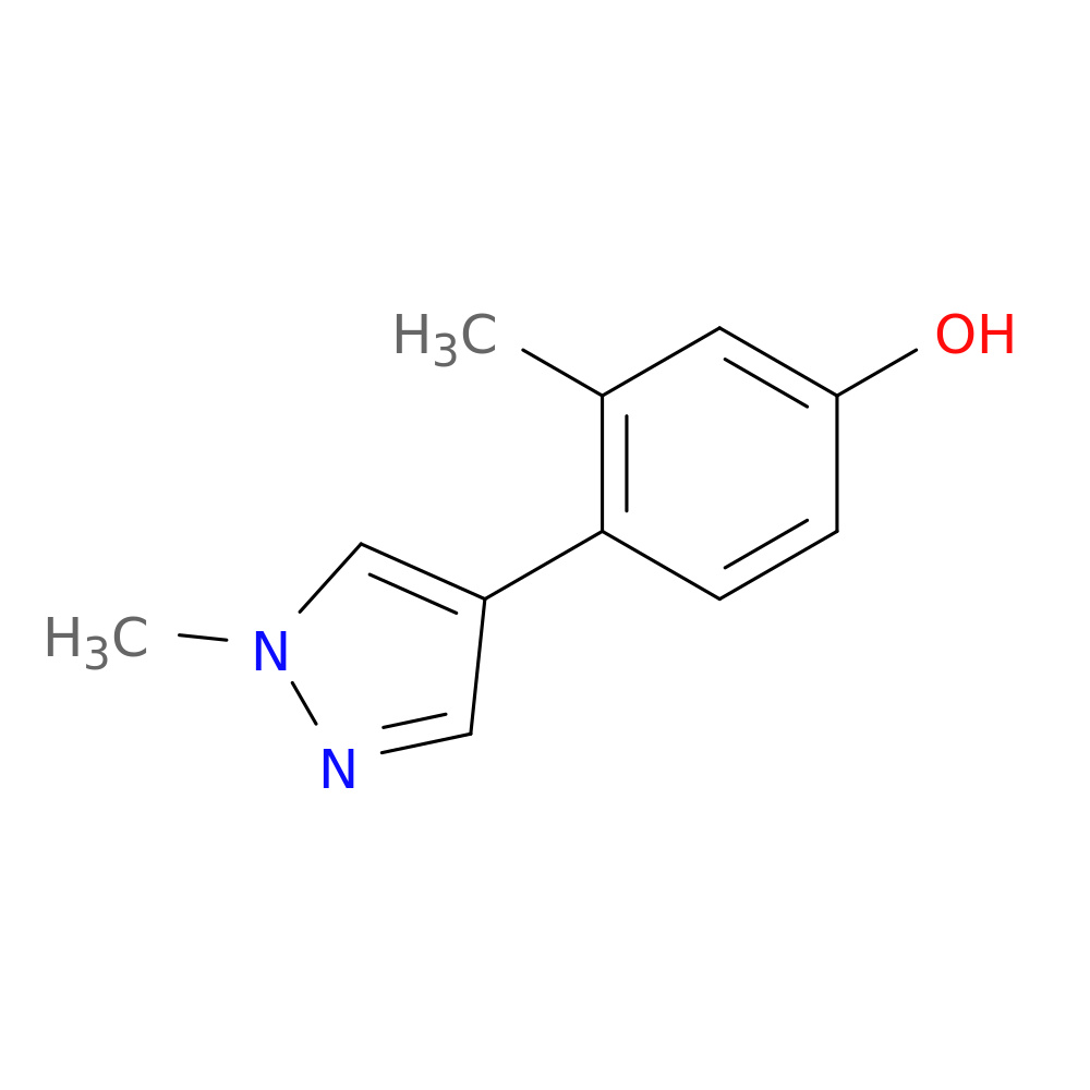 3-Methyl-4-(1-methyl-1H-pyrazol-4-yl)phenol