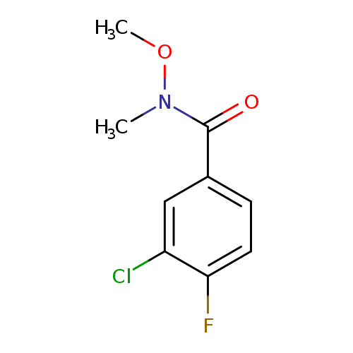 3-Chloro-4-fluoro-n-methoxy-n-methylbenzamide