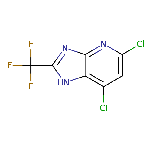 5,7-Dichloro-2-(trifluoromethyl)-1H-imidazo[4,5-b]pyridine