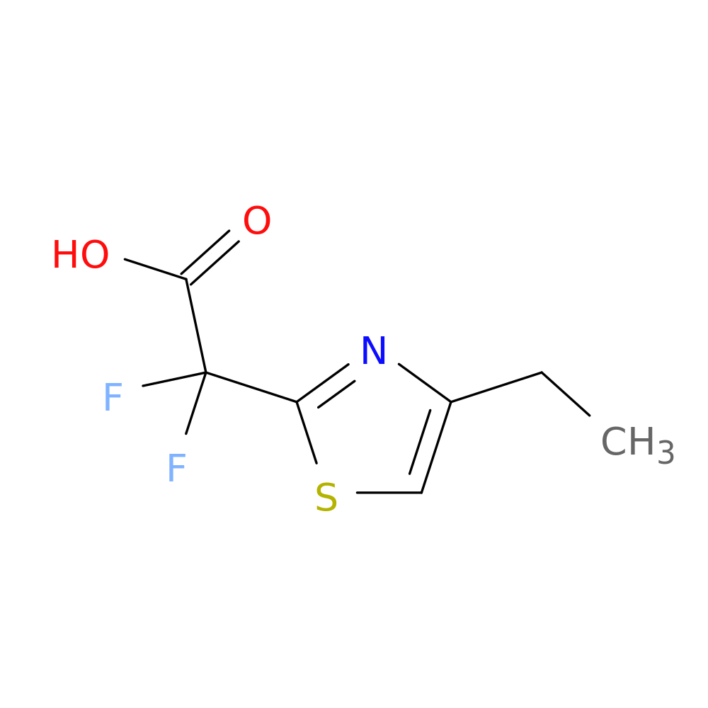 2-(4-ethyl-1,3-thiazol-2-yl)-2,2-difluoroacetic acid