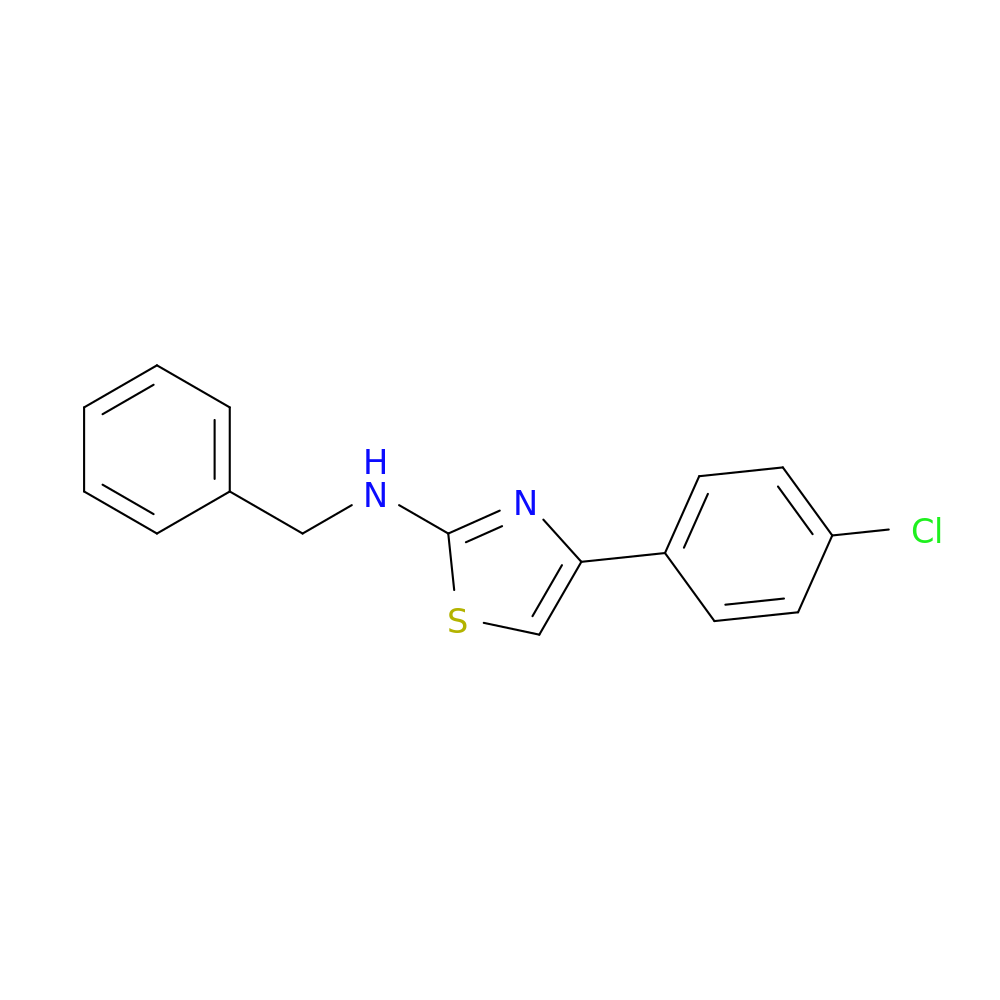 N-benzyl-4-(4-chlorophenyl)-1,3-thiazol-2-amine