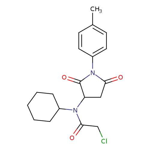 2-Chloro-n-cyclohexyl-n-[1-(4-methylphenyl)-2,5-dioxopyrrolidin-3-yl]acetamide