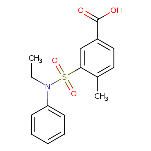 3-[ethyl(phenyl)sulfamoyl]-4-methylbenzoic acid