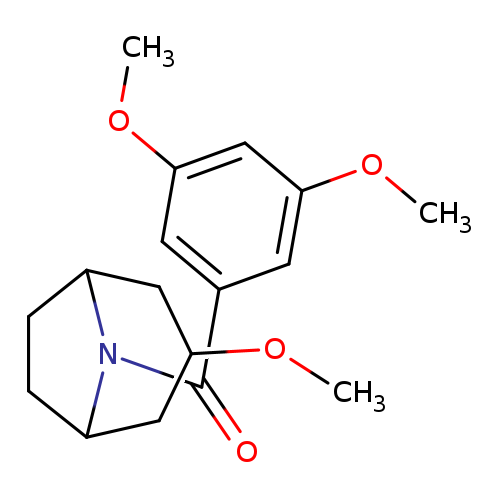 8-(3,5-dimethoxybenzoyl)-3-methoxy-8-azabicyclo[3.2.1]octane
