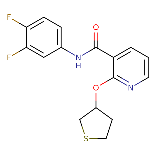 N-(3,4-difluorophenyl)-2-(thiolan-3-yloxy)pyridine-3-carboxamide