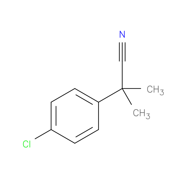 2-(4-Chlorophenyl)-2-methylpropanenitrile