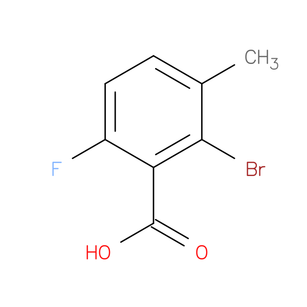 2-Bromo-6-fluoro-3-methylbenzoic acid