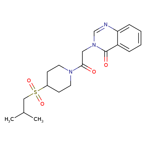 3-{2-[4-(2-methylpropanesulfonyl)piperidin-1-yl]-2-oxoethyl}-3,4-dihydroquinazolin-4-one