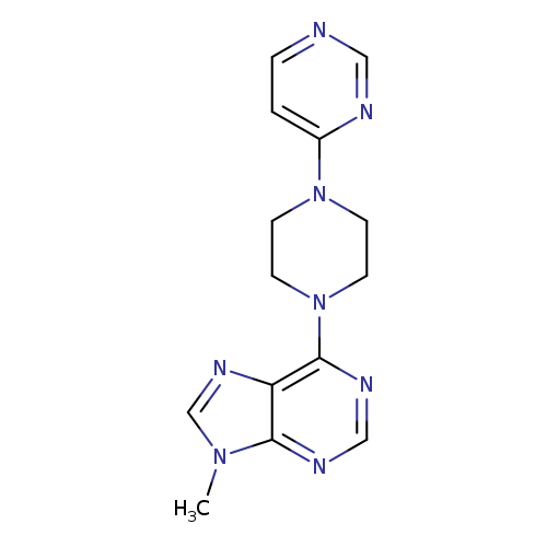 9-methyl-6-[4-(pyrimidin-4-yl)piperazin-1-yl]-9H-purine
