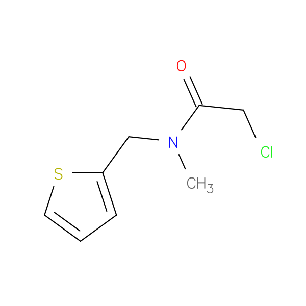 2-chloro-N-methyl-N-[(thiophen-2-yl)methyl]acetamide