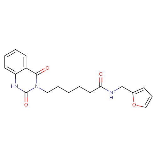 6-(2,4-dioxo-1,2,3,4-tetrahydroquinazolin-3-yl)-N-[(furan-2-yl)methyl]hexanamide