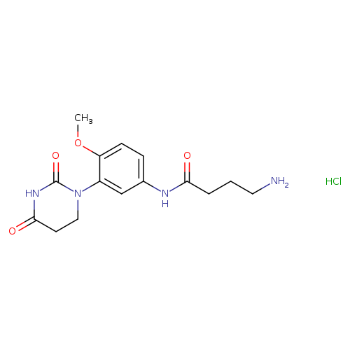 4-amino-N-[3-(2,4-dioxo-1,3-diazinan-1-yl)-4-methoxyphenyl]butanamidehydrochloride