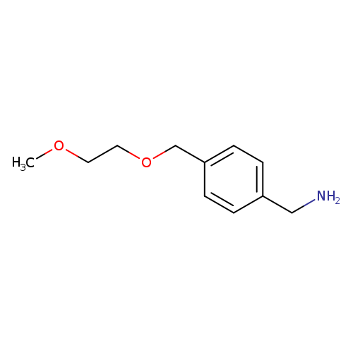 {4-[(2-methoxyethoxy)methyl]phenyl}methanamine