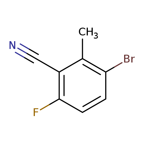 Benzonitrile, 3-bromo-6-fluoro-2-methyl-