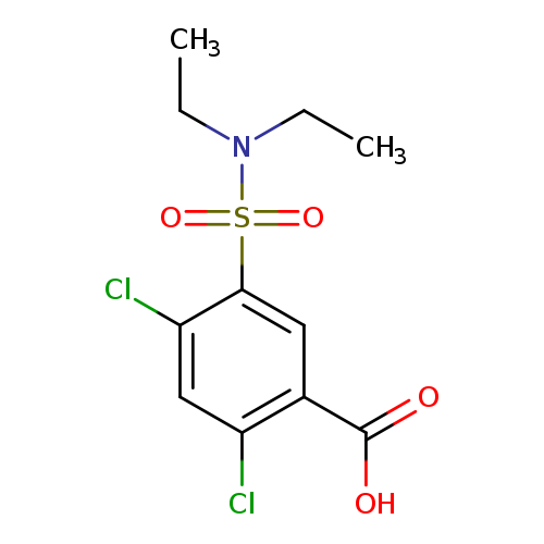 2,4-dichloro-5-[(diethylamino)sulfonyl]benzoic acid