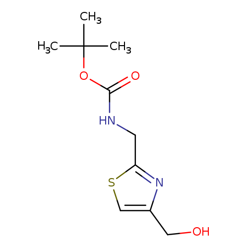 tert-butyl N-{[4-(hydroxymethyl)-1,3-thiazol-2-yl]methyl}carbamate