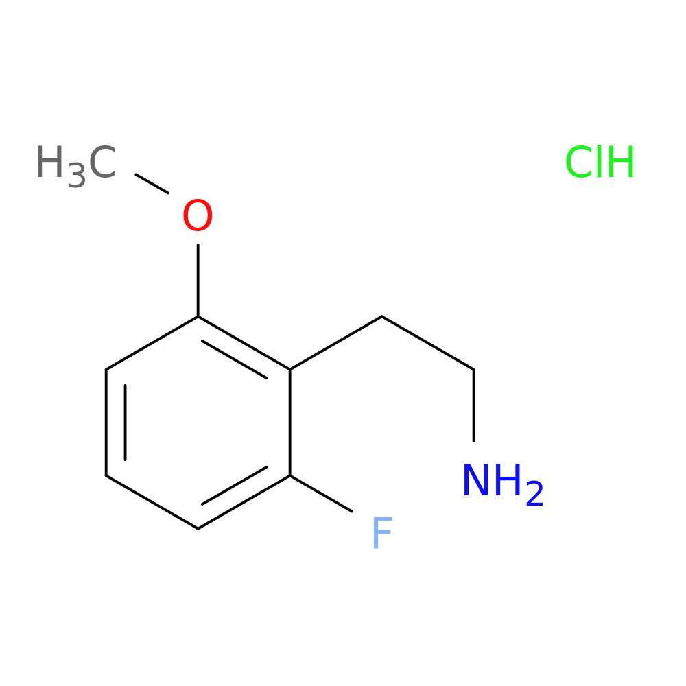 2-(2-fluoro-6-methoxyphenyl)ethan-1-amine hydrochloride