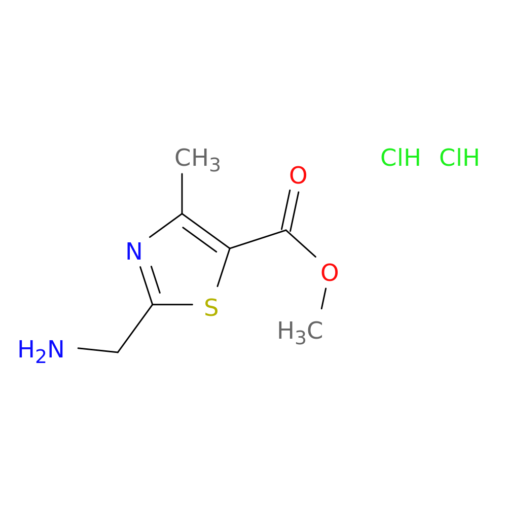 methyl 2-(aminomethyl)-4-methyl-1,3-thiazole-5-carboxylate dihydrochloride