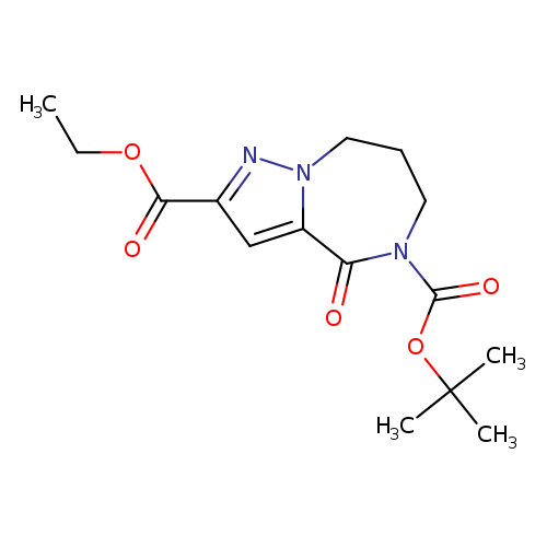 5-tert-butyl 2-ethyl 4-oxo-7,8-dihydro-4H-pyrazolo[1,5-a][1,4]diazepine-2,5(6H)-dicarboxylate