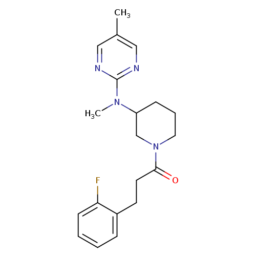 3-(2-fluorophenyl)-1-{3-[methyl(5-methylpyrimidin-2-yl)amino]piperidin-1-yl}propan-1-one