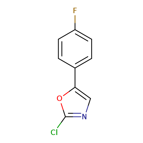 Oxazole, 2-chloro-5-(4-fluorophenyl)-
