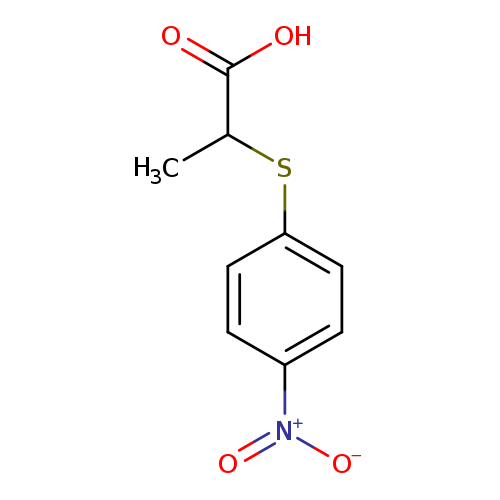 2-[(4-Nitrophenyl)thio]propanoic acid
