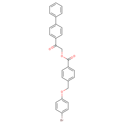 2-[1,1'-biphenyl]-4-yl-2-oxoethyl 4-[(4-bromophenoxy)methyl]benzoate