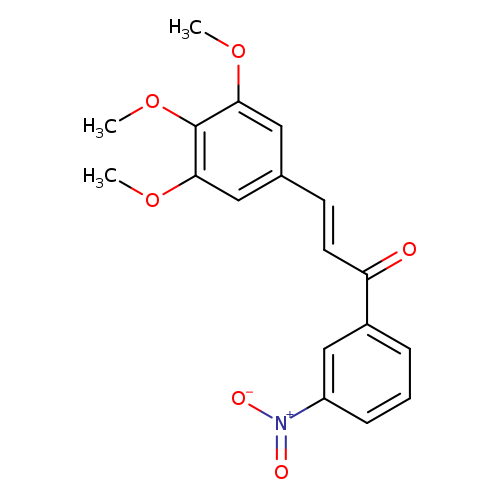 (2E)-1-(3-nitrophenyl)-3-(3,4,5-trimethoxyphenyl)prop-2-en-1-one
