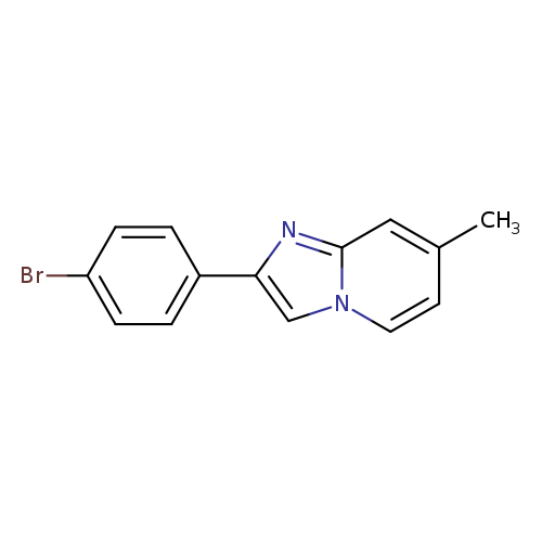 2-(4-bromophenyl)-7-methylimidazo[1,2-a]pyridine