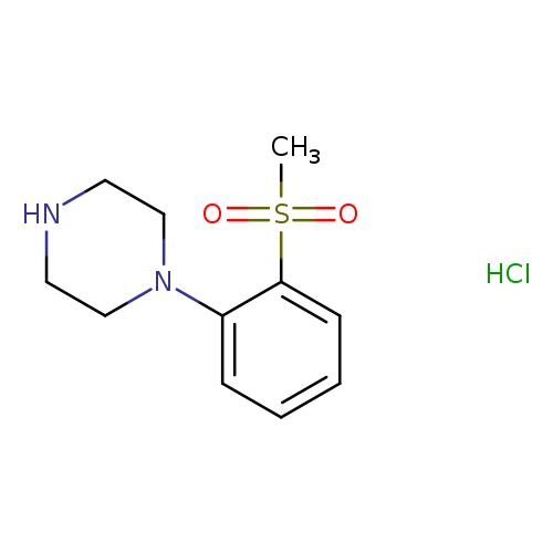 1-[2-(Methylsulphonyl)phenyl]piperazine, HCl
