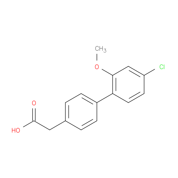 4-(4-Chloro-2-methoxyphenyl)phenylacetic acid