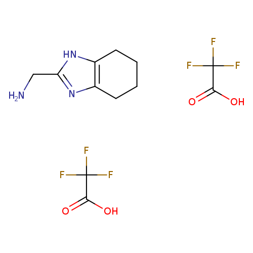 4,5,6,7-tetrahydro-1h-1,3-benzodiazol-2-ylmethanamine bis(trifluoroacetic acid)