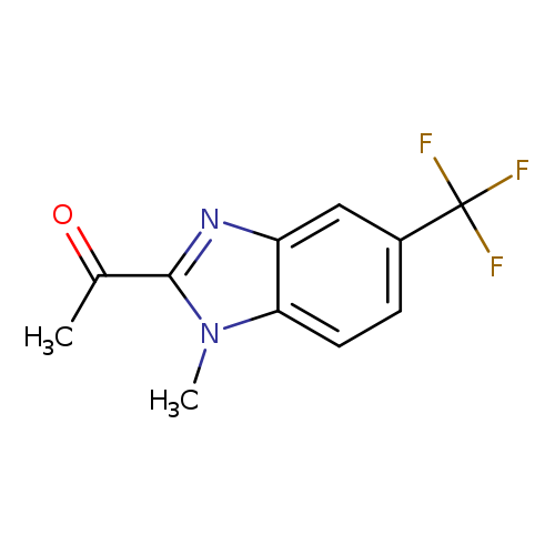1-(1-Methyl-5-(trifluoromethyl)-1H-benzo[d]imidazol-2-yl)ethanone