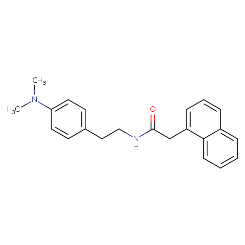 N-{2-[4-(dimethylamino)phenyl]ethyl}-2-(naphthalen-1-yl)acetamide