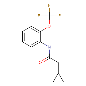 2-cyclopropyl-N-[2-(trifluoromethoxy)phenyl]acetamide