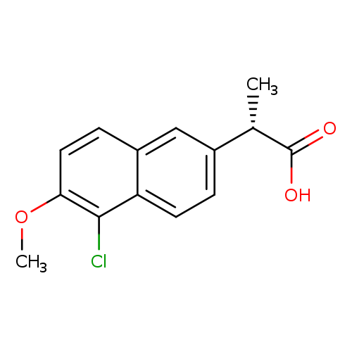 (S)-5-Chloro-6-Methoxy-α-Methyl-2-naphthaleneacetic Acid