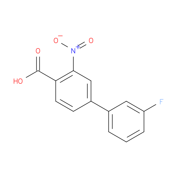 4-(3-Fluorophenyl)-2-nitrobenzoic acid