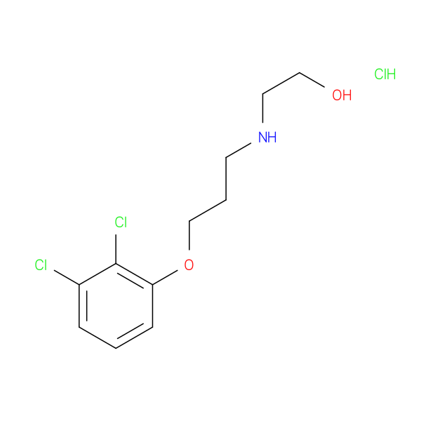 2-((3-(2,3-Dichlorophenoxy)Propyl)Amino)Ethan-1-Ol Hydrochloride