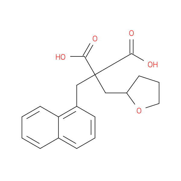 Propanedioic acid, 2-(1-naphthalenylmethyl)-2-[(tetrahydro-2-furanyl)methyl]-