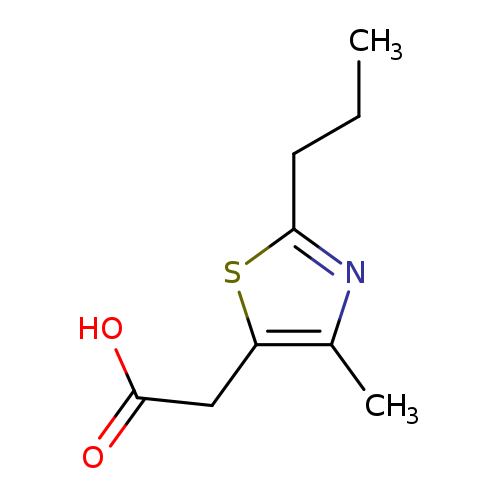 2-(4-Methyl-2-propyl-1,3-thiazol-5-yl)acetic acid