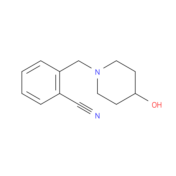 2-((4-Hydroxypiperidin-1-yl)methyl)benzonitrile