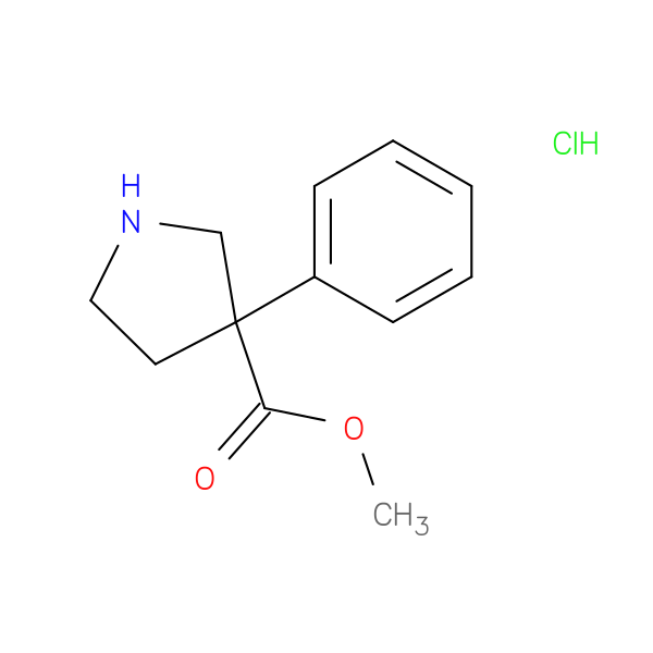 methyl 3-phenylpyrrolidine-3-carboxylate hydrochloride